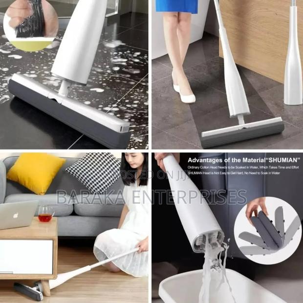 Shuman Sponge Self Squeezing Roller Mop - main view