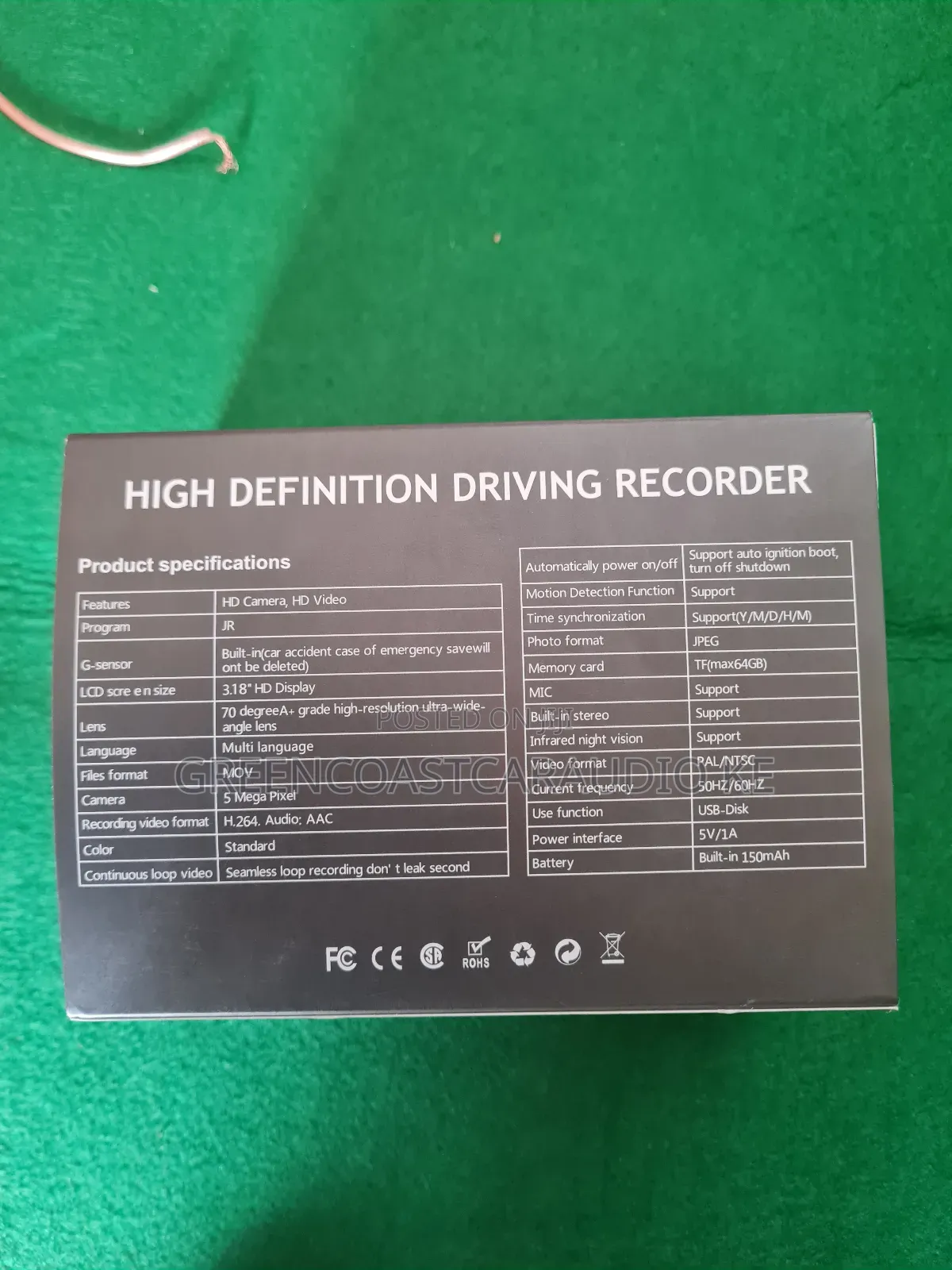 3 In1 Dashcam Camera Available