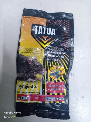 Tatua Klerat Wax Blocks Rat / Mice Poison Rodenticide 100gram 5blocks