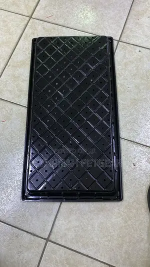 Black Plastic Hydroponic Fodder Tray (Perforated)