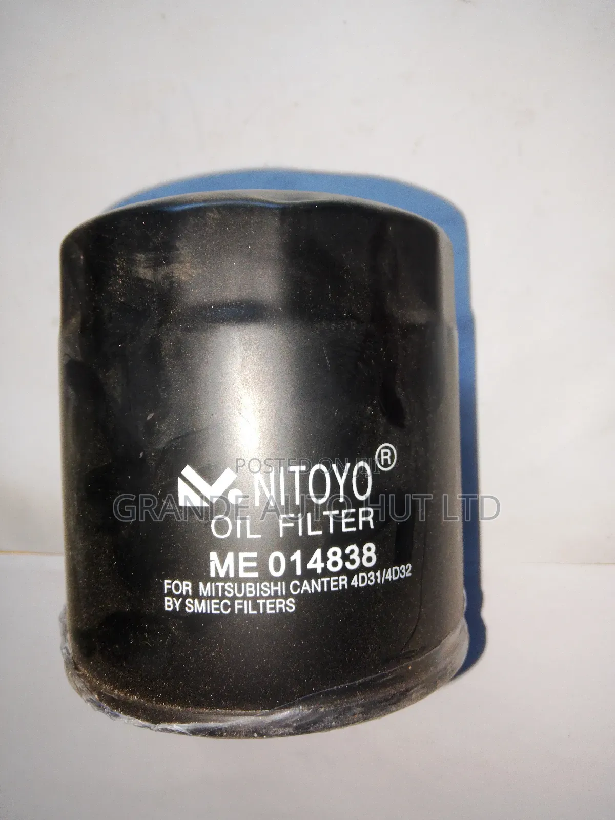 Oil Filter for Mitsubishi Canter 4d31/4d32 (Nitoyo Brand)