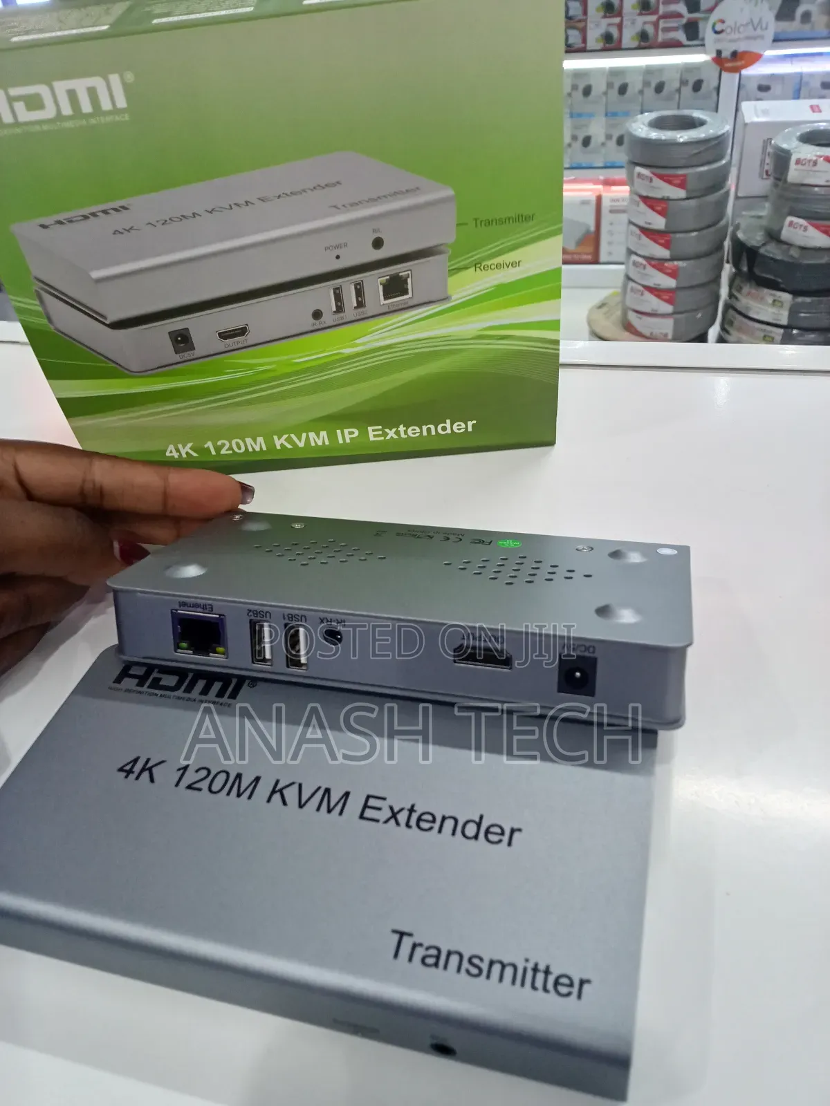 120m KVM Usb Extender, Hdmi Extender Over Cat 6e/5e