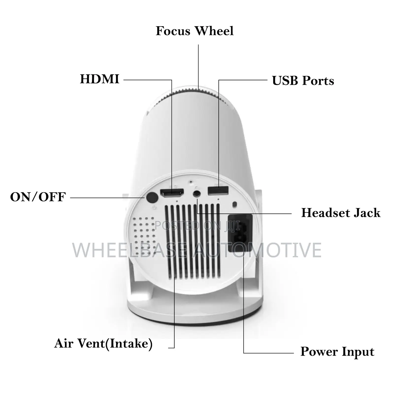 Hy300 Pro Smart Projector Android 4k Input Wifi 6 Bluetooth Portable