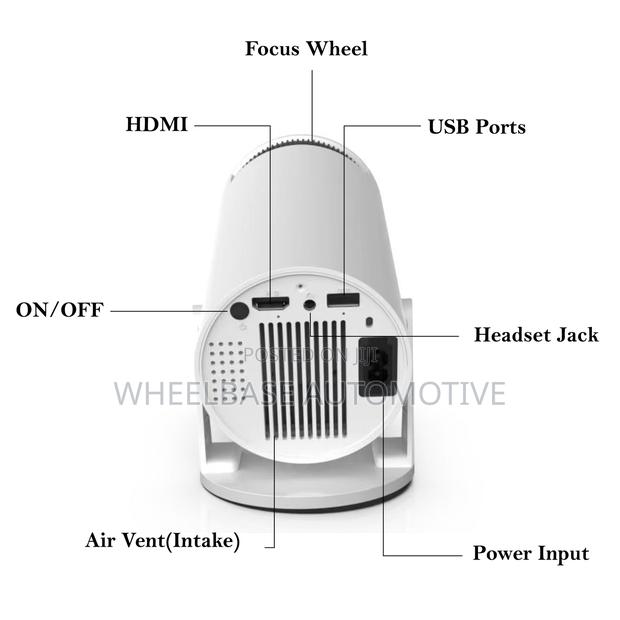 Hy300 Pro Smart Projector Android 4k Input Wifi 6 Bluetooth Portable - thumbnail 4