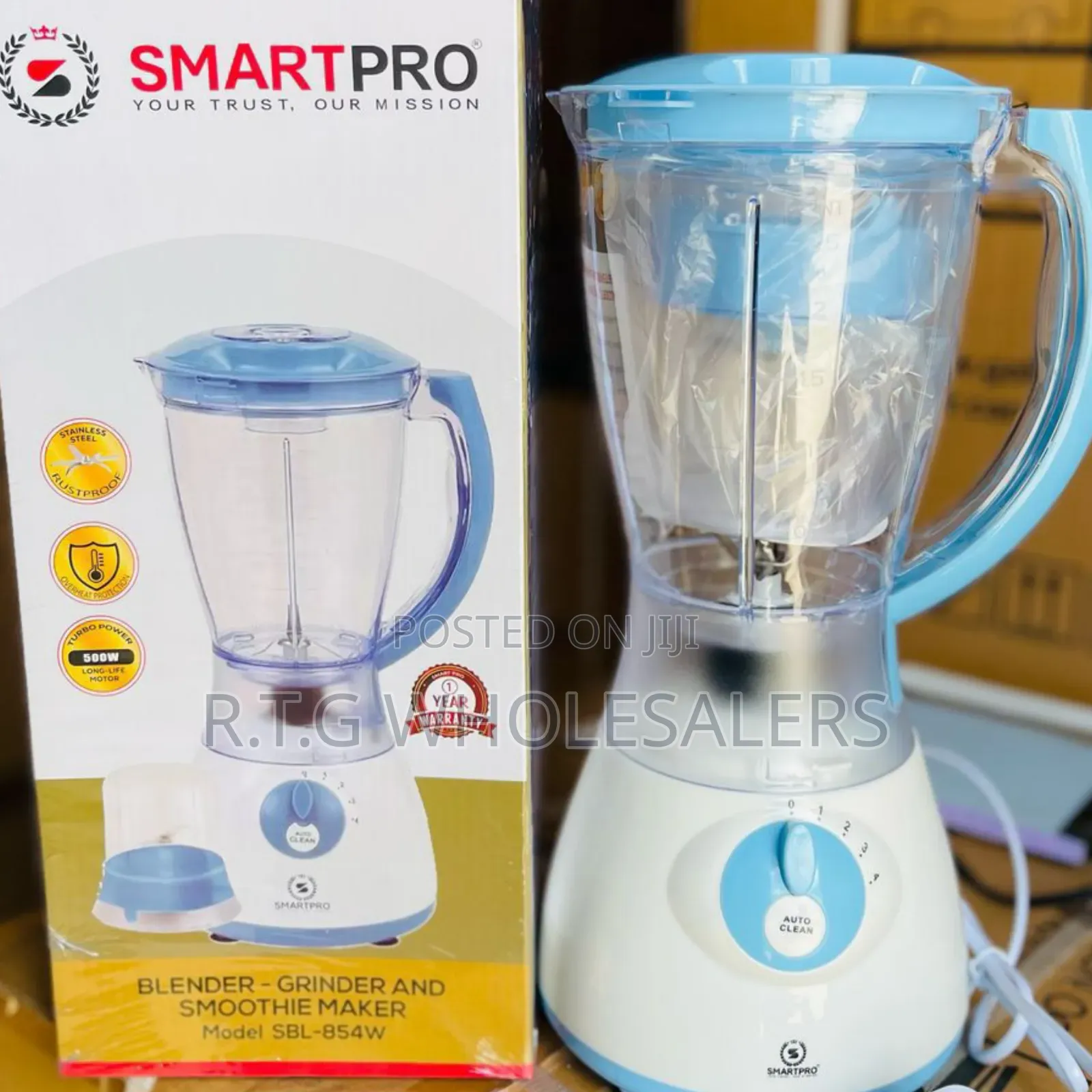 Smart Pro Blender With Grinder Large 1.5l Jar