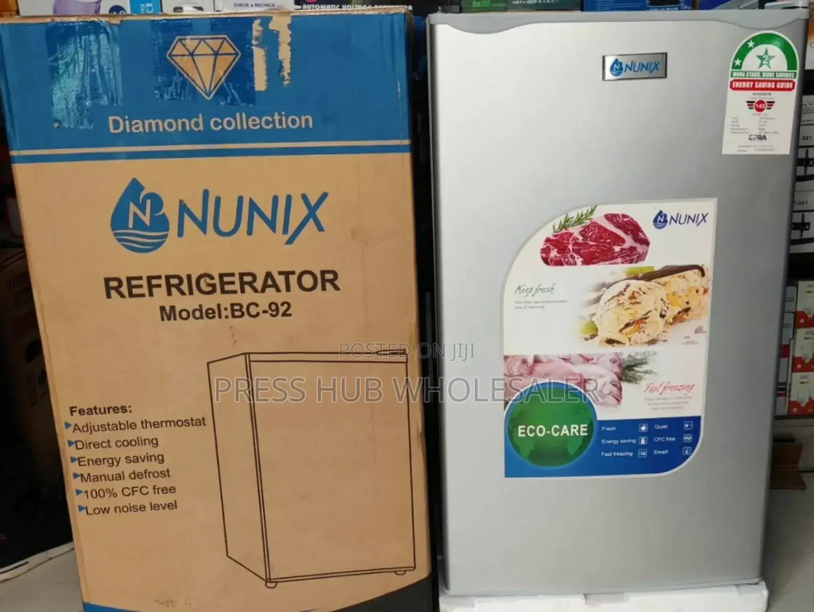 Nunix Bc-92 Single Door Refrigerator.: