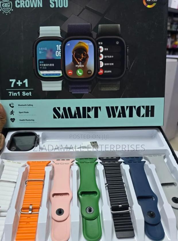 Crown S100 – Multi-Strap Smart Watch Package - thumbnail 3