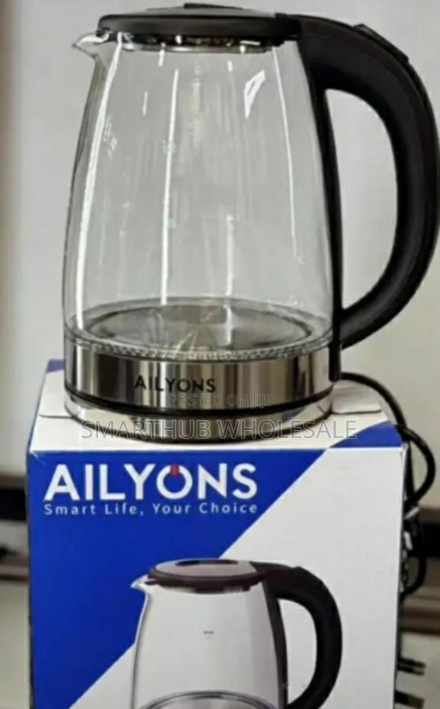 Ailyons 2.Ltrs Glass Electric Kettle, Automatic Hot Water Boiler