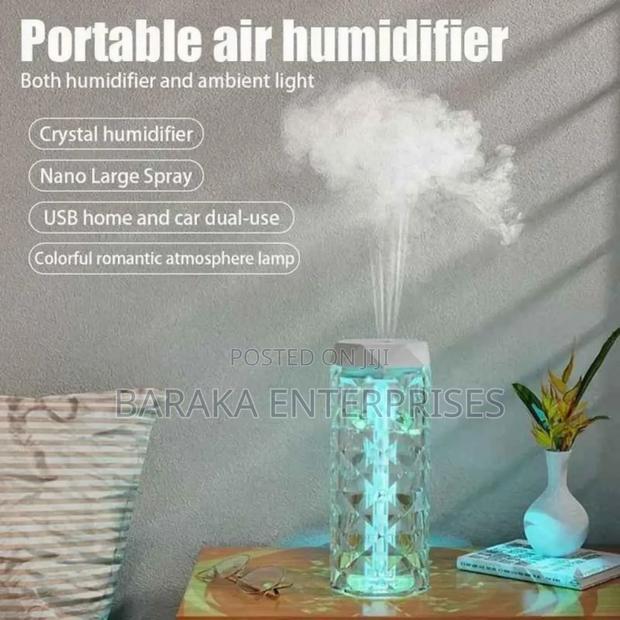 High Quality Crystal 1l Intelligent Humidifier With 7 Colour Lights* - thumbnail 4