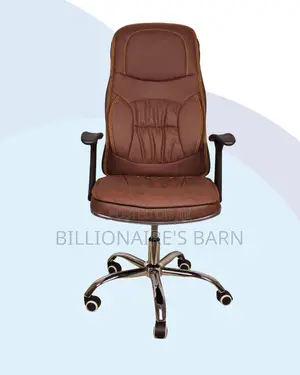 Ergonomic Office Chair for Work — Stable Base, Padded Arm Comfort