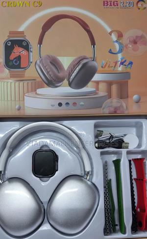 Crown C900 Smart Watch With Headphone - thumbnail 2