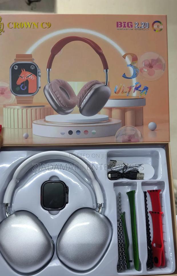 Crown C9 Series Smart Watch With Headphone - main view