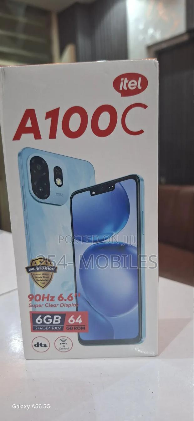 New Itel A100C 64 GB Black - thumbnail 3