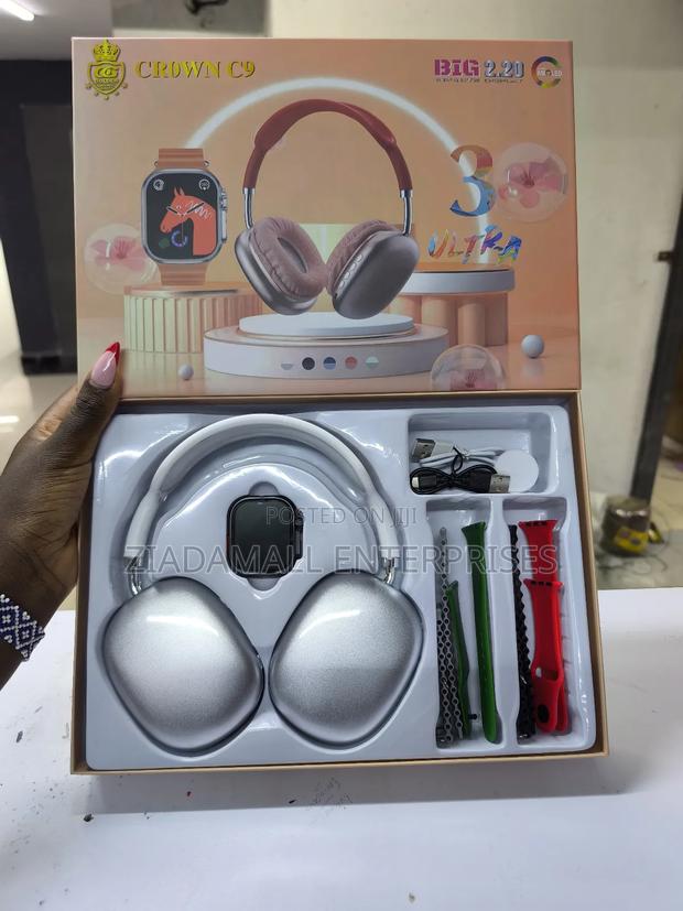 Smart Watch C9 Series Smart Watch With Headphone - thumbnail 3