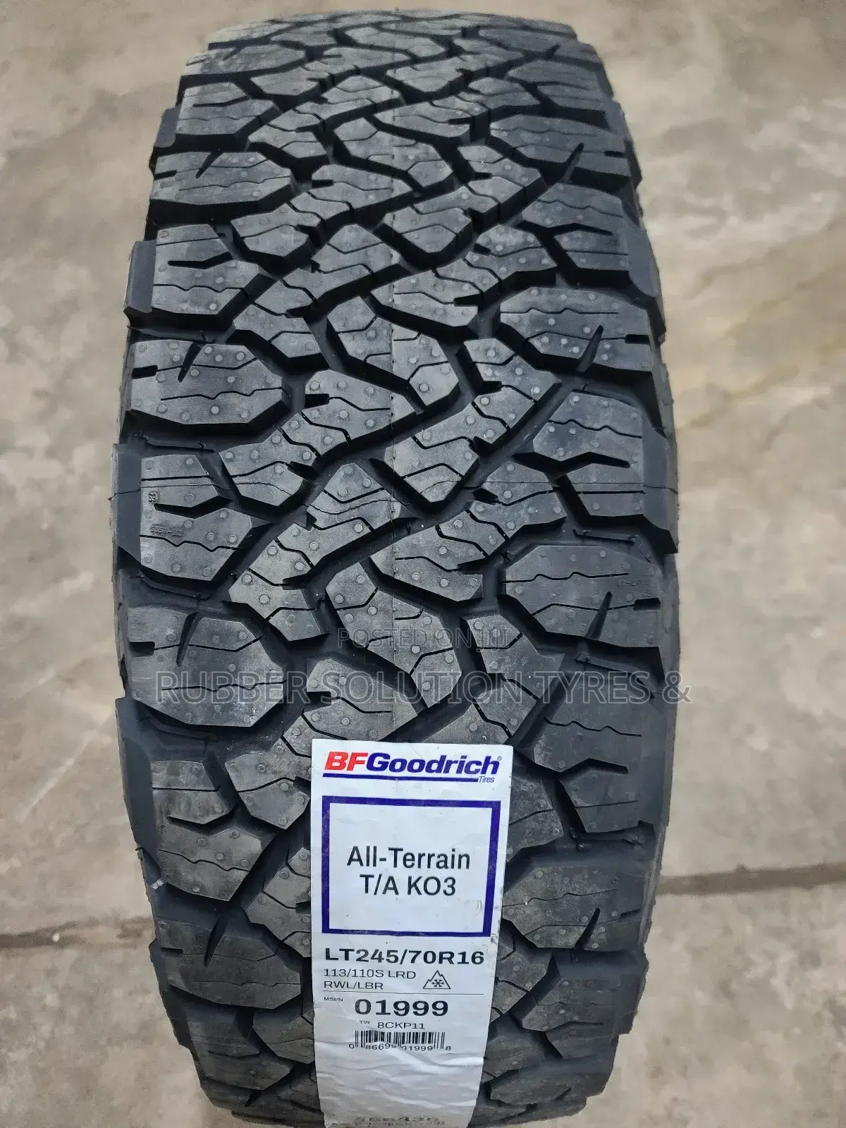 245/70 R16 Bf Goodrich Tyres a/Tk03 All-Terrain
