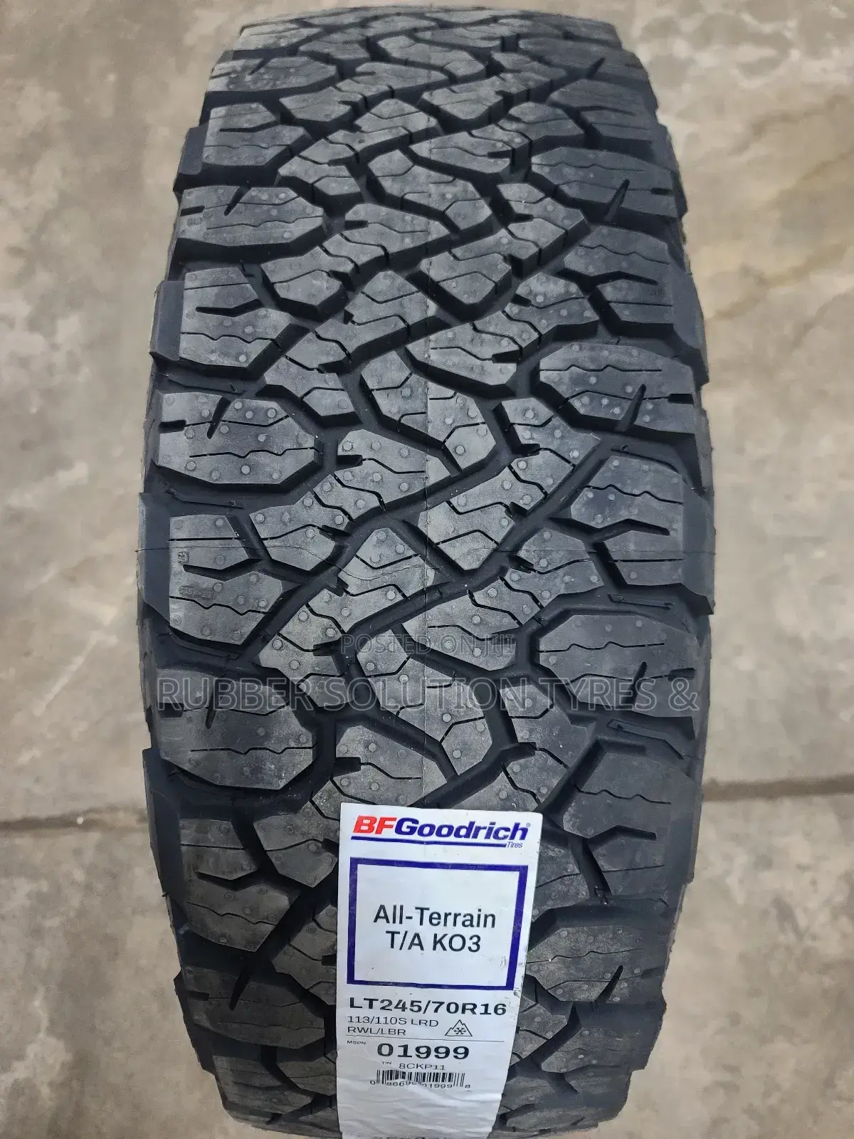 245/70 R16 Bf Goodrich Tyres a/Tk03 All-Terrain