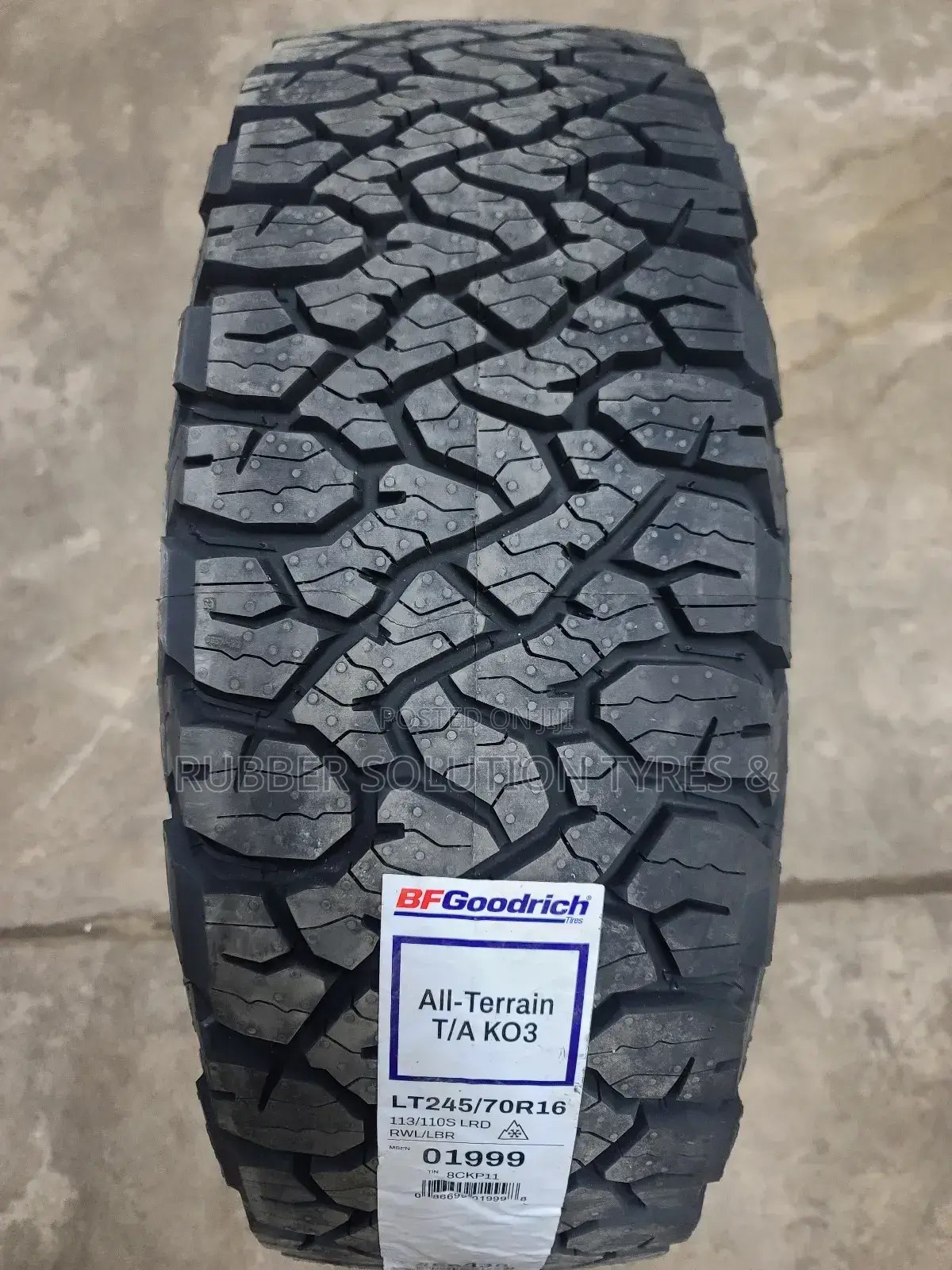 245/70 R16 Bf Goodrich Tyres a/Tk03 All-Terrain