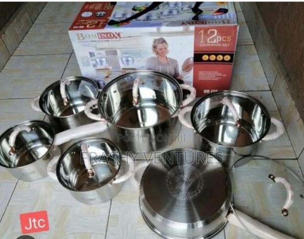 Bominox 12pcs Stainless Steel Cookeware Set