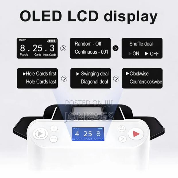 360° Rotating Automatic Card Shuffle and Dealer Machine - thumbnail 4