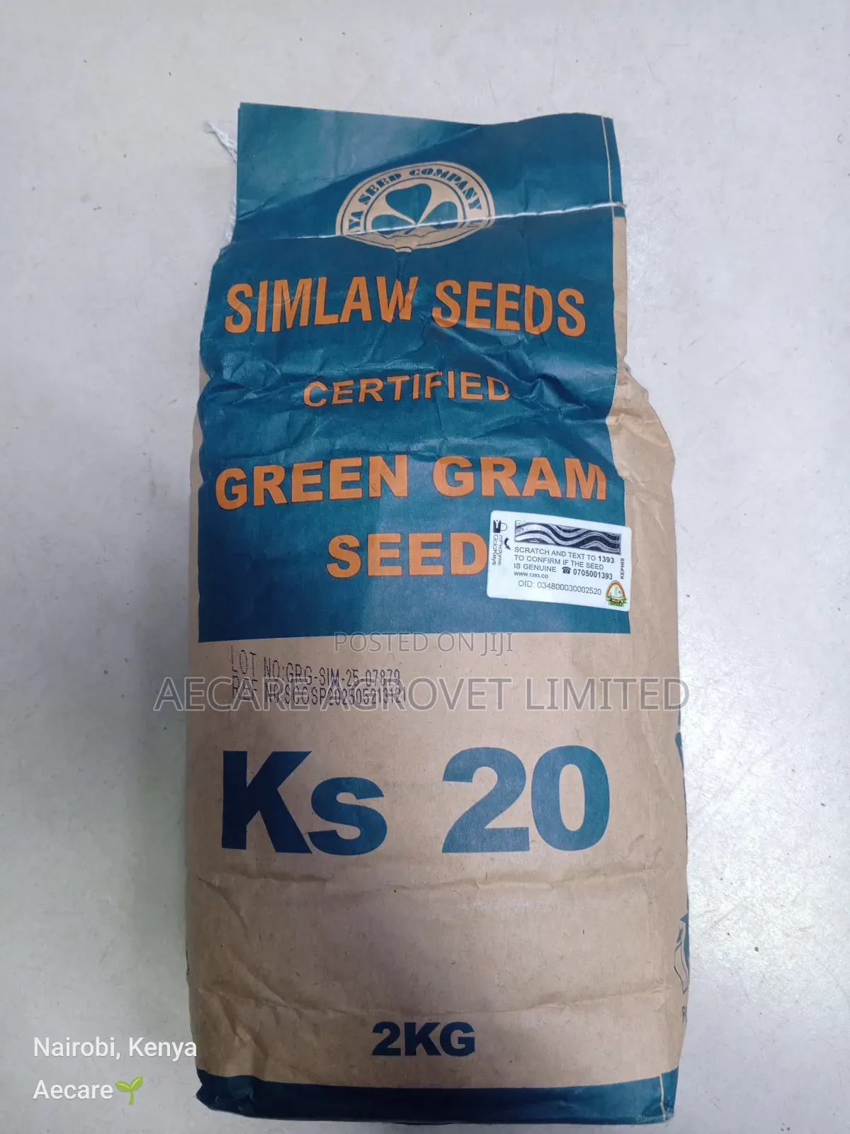 Green Gram Ks20 Certified Seeds 2kgs Kenyaseed