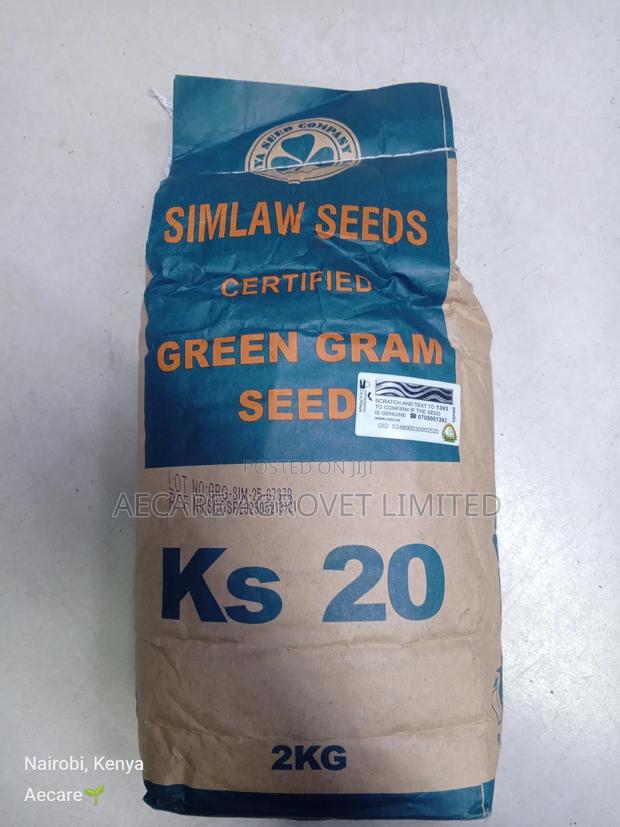 Green Gram Ks20 Certified Seeds 2kgs Kenyaseed
