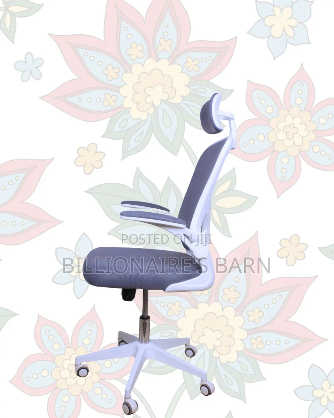 Flip-Up Arms Ergonomic Chair for Tight Spaces | Executive Finish