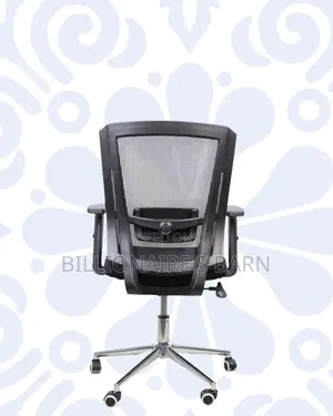 Barn Origin Mid-Back Office Chair | Easy Adjustments, Chrome Base