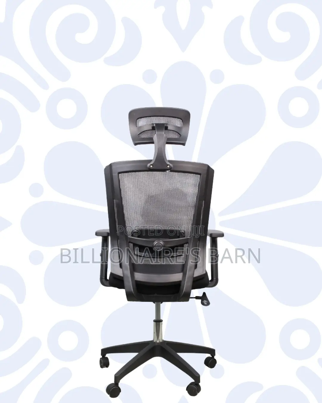 Ergonomic Mesh Task Chair • Space-Saving Fit, Durable Nylon Base