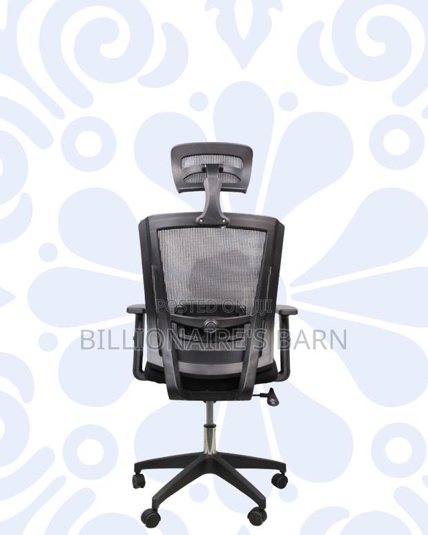 Ergonomic Mesh Task Chair • Space-Saving Fit, Durable Nylon Base - thumbnail 4