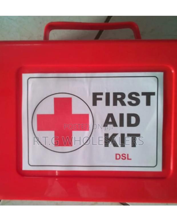 Large Red Medical First Aid Kit - main view