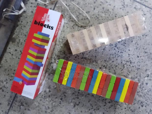 Assorted 54pcs Jenga Blocks –Km - main view