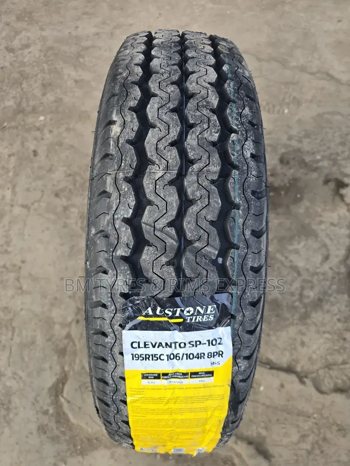 195 R15 Austone Tyres (Commercial)