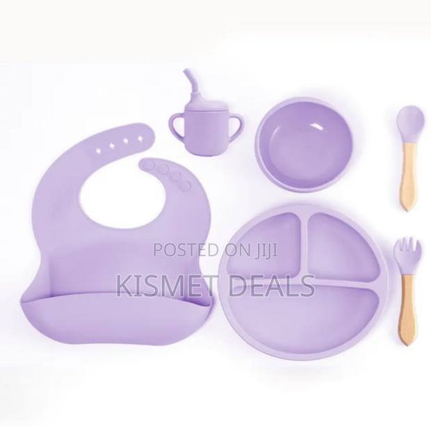 6pc Silicone Baby Feeding Cutlery Set - thumbnail 7