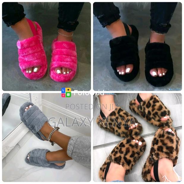 Fluffy Sandals