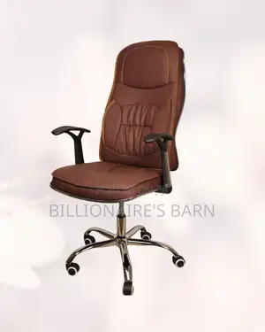 Ergonomic Work Chair — Easy Adjustments, Leather Finish