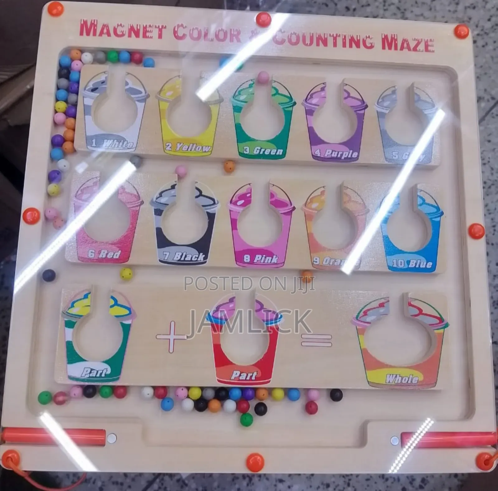 Magnetic Colour Counting Maze - Km