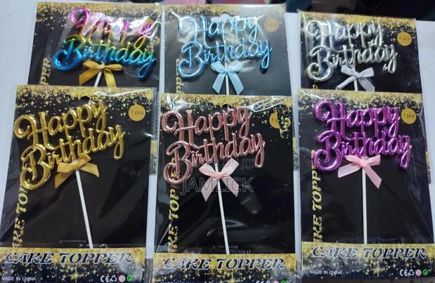 Happy Birthday Cake Toppers –Km