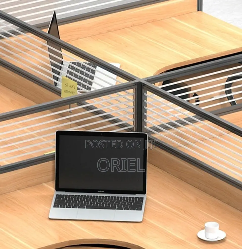 Office Workstations; Open-Plan 4-Person Collaborative Desk