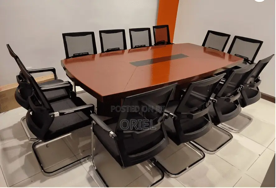Boardroom Tables; Spacious 2.4m Business Boardroom Desk