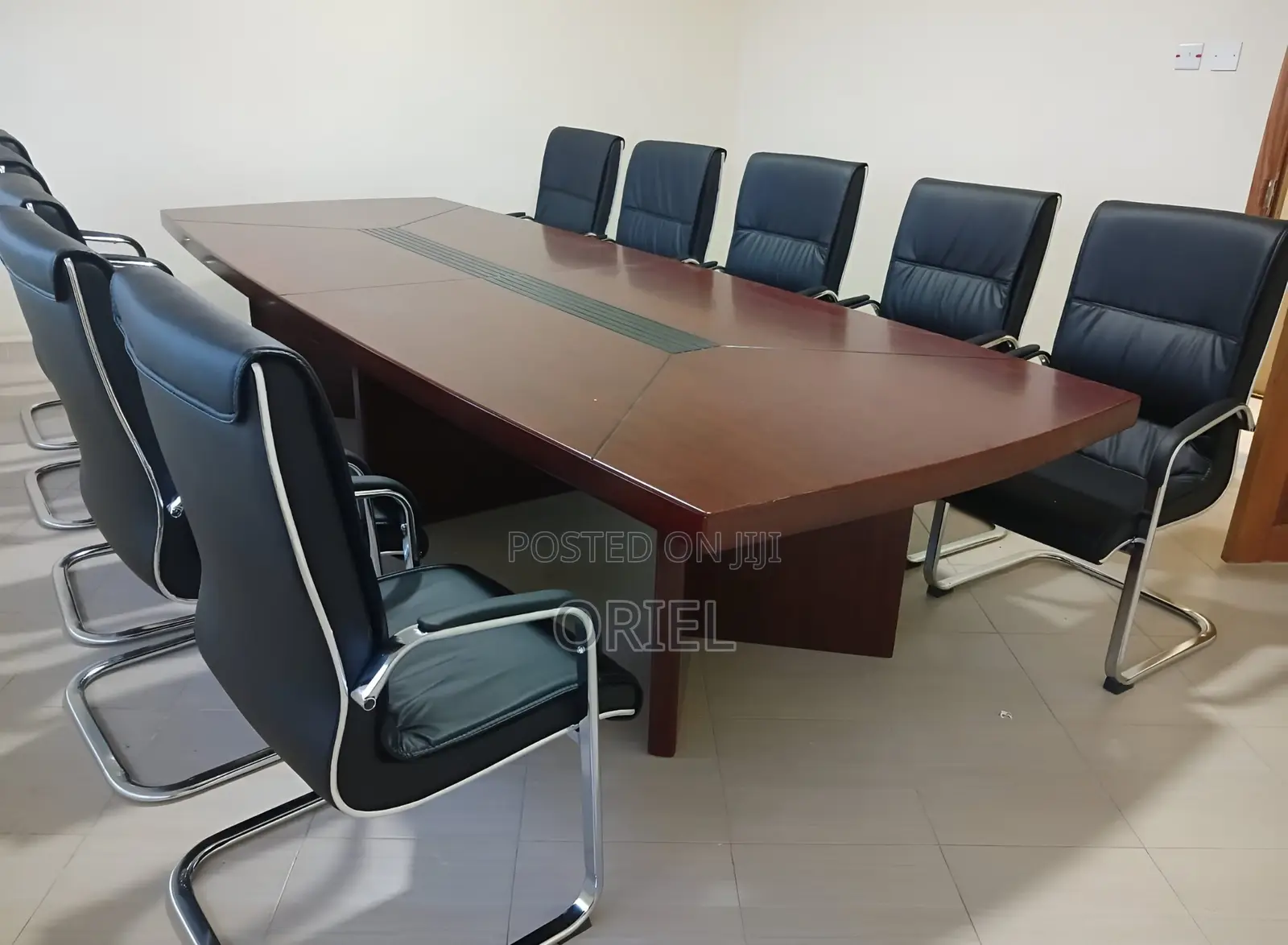 Boardroom Tables; Spacious 2.4m Business Boardroom Desk