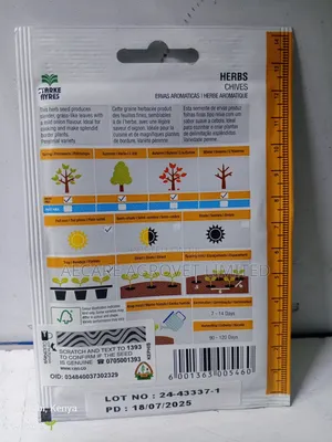 Chives Herb Seeds 1.8 Grams