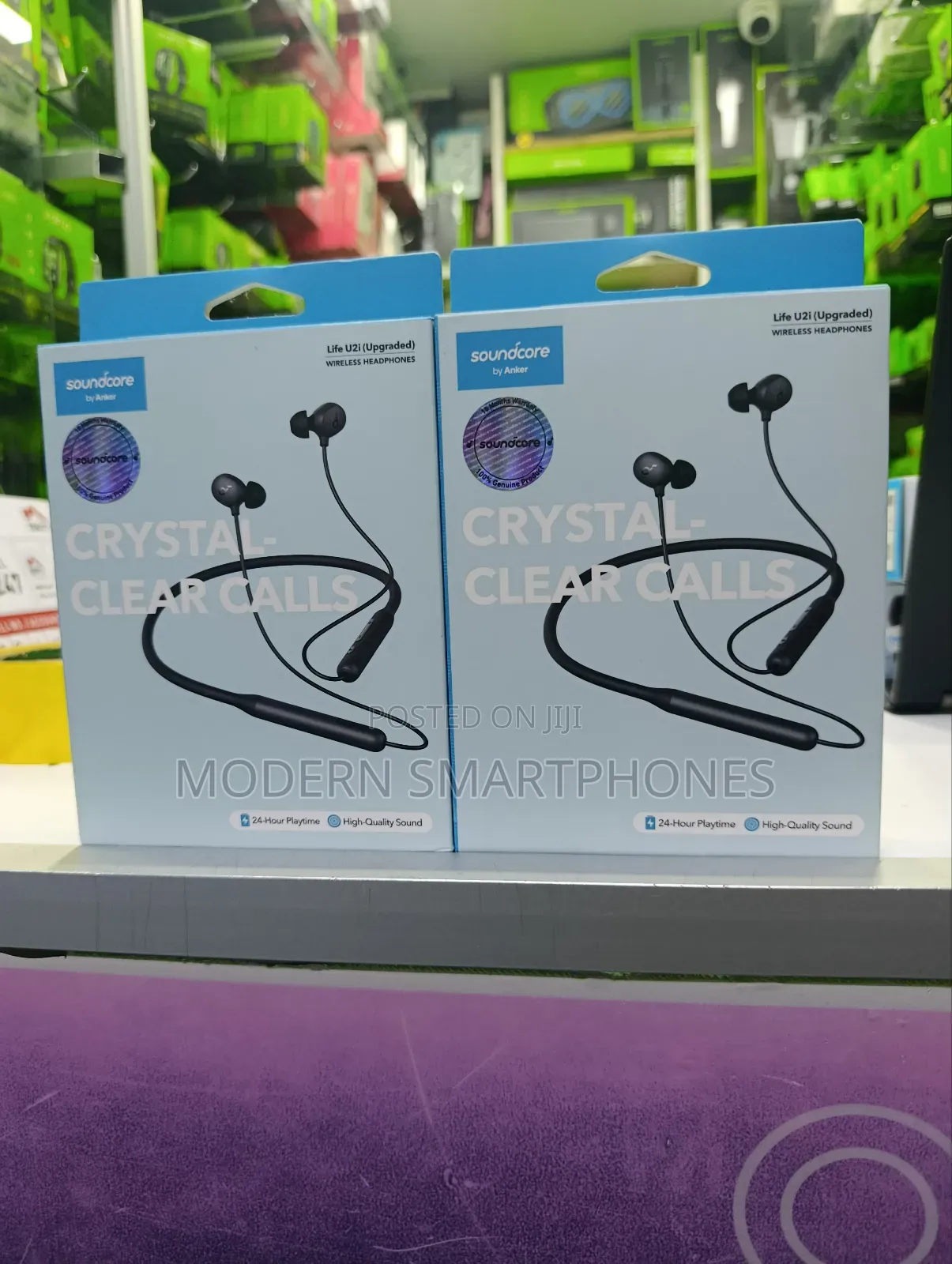Soundcore By Anker Life U2i Wireless Neckband Headphones