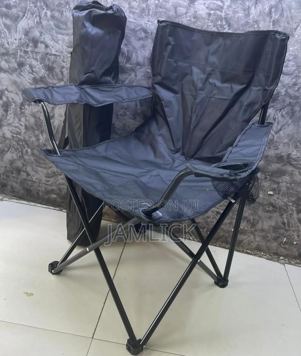 Black Portable Camping Chair –Km