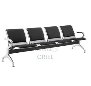 Office Benches; Sturdy 4-Link Office Waiting Room Chairs