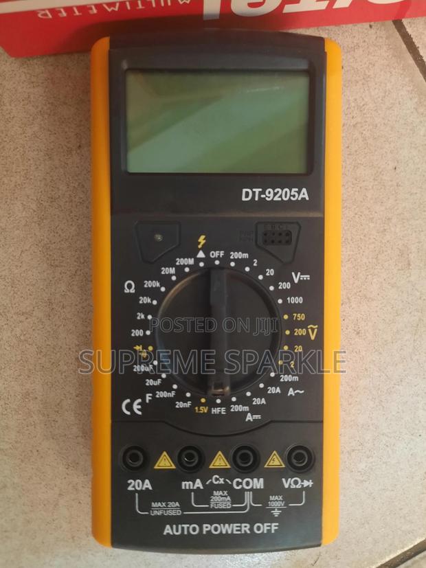 Dt-9205a Digital Multimeter: Voltage, Current, Resistance Tool - main view
