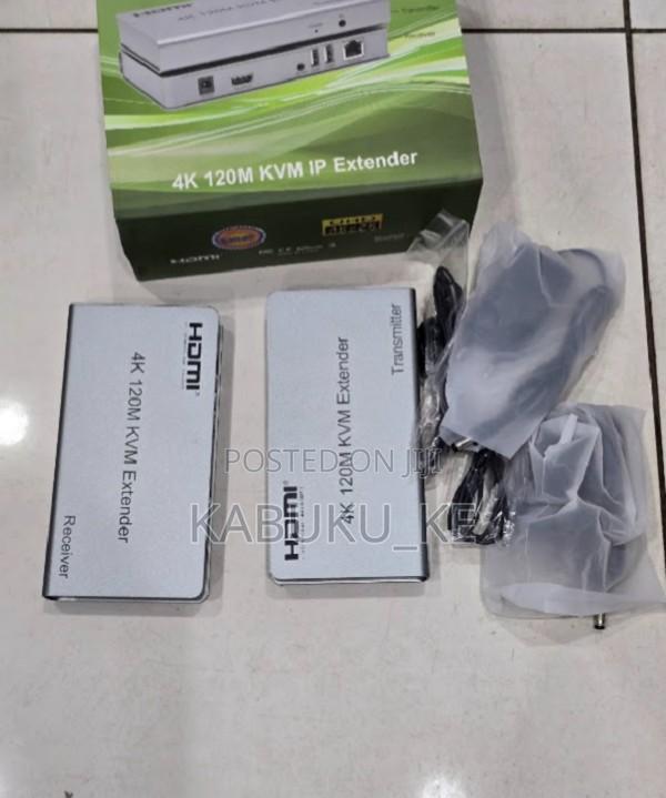 120m Kvm Hdmi Extender -supports Usb Port
