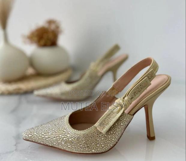 Black,Gold Maroon Christian Dior Heels - thumbnail 3