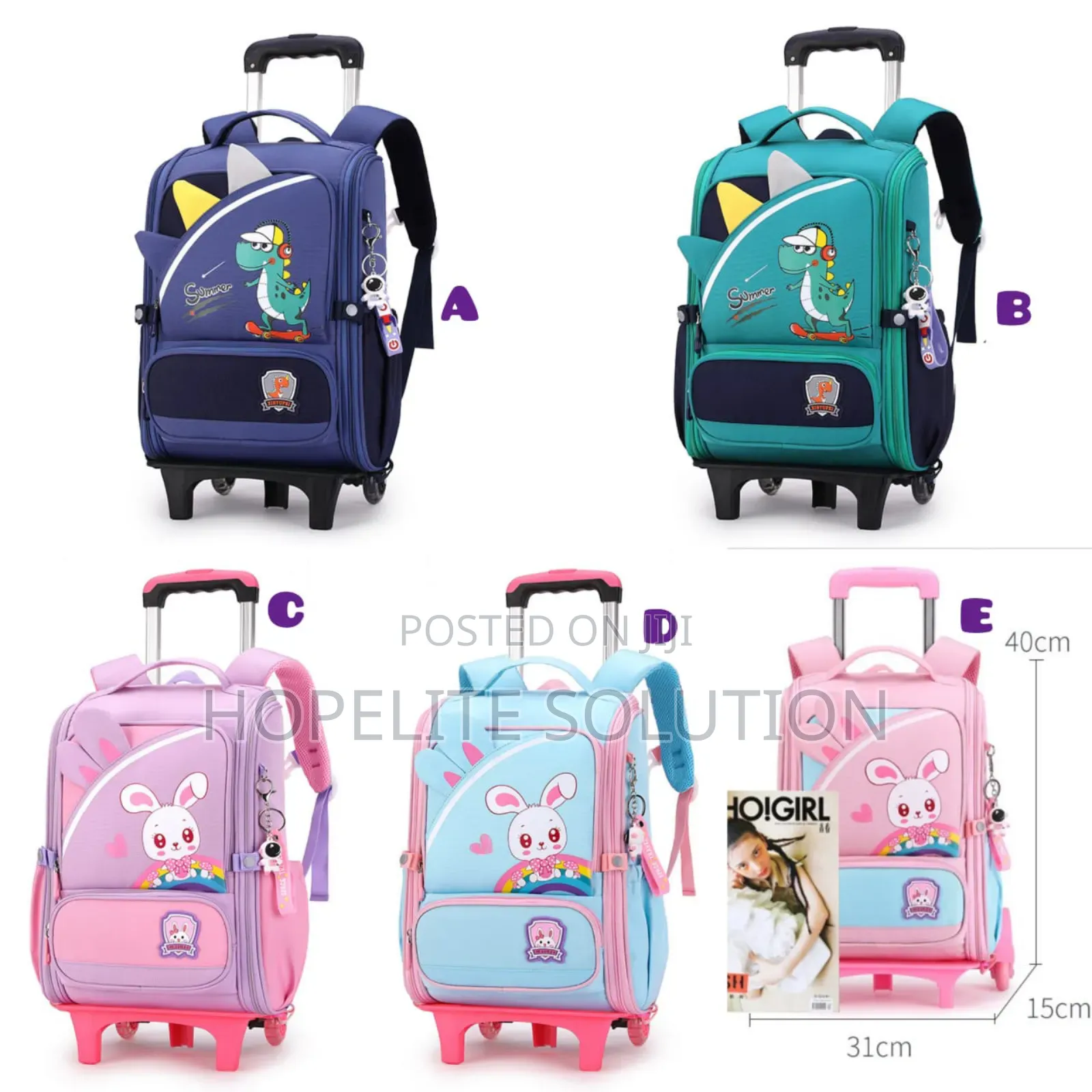 Excellent Quality Trolley School Bag