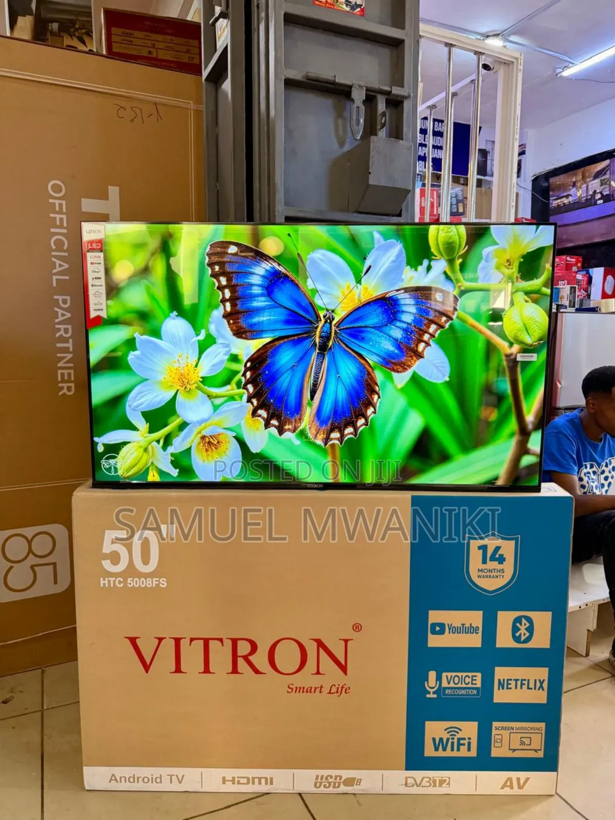 Vitron 50" Full Hd 1080 Pixels Smart Android Tv Bluetooth Connection
