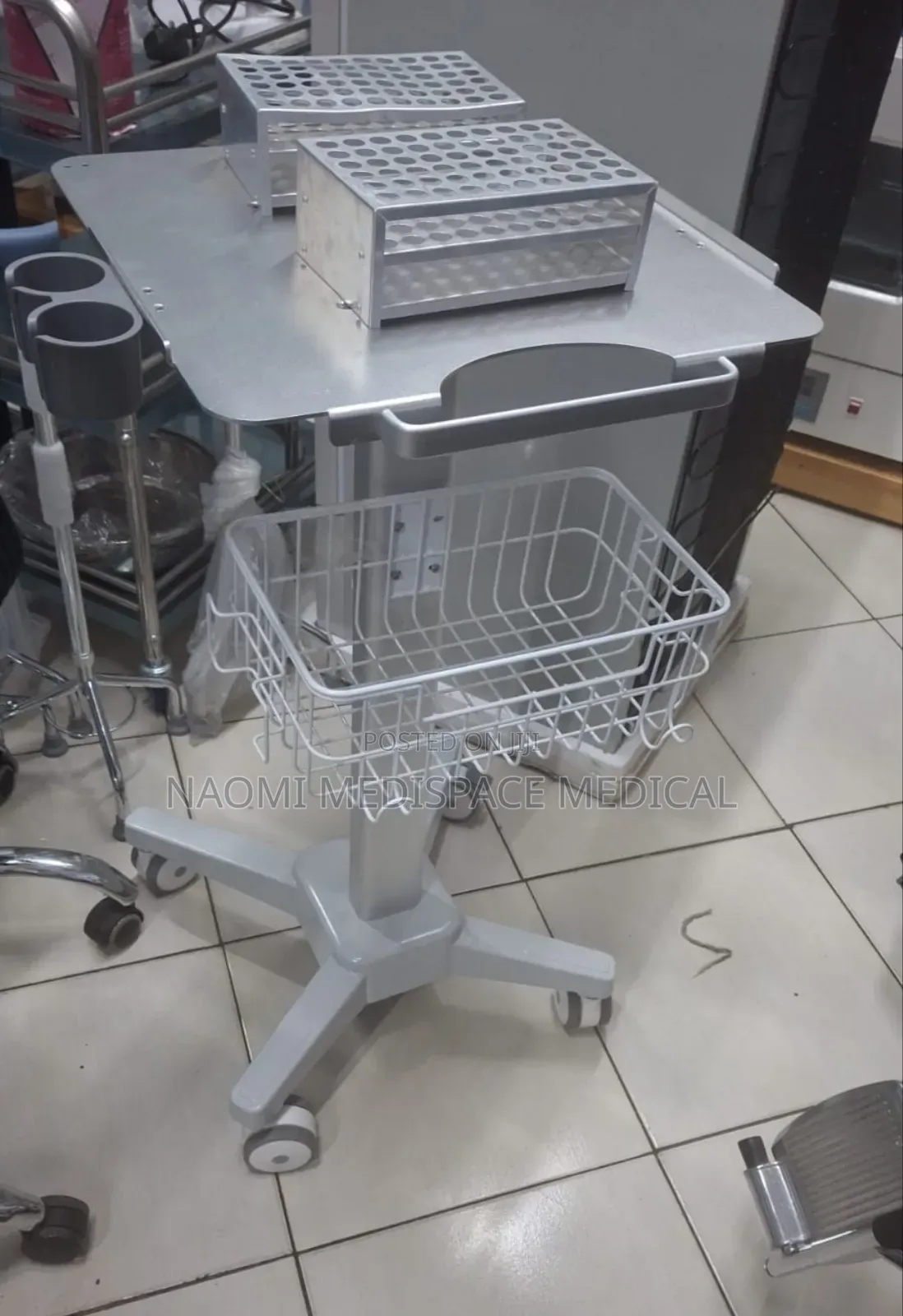 New Metallic Ultrasound Trolley/Ultrasound Stand